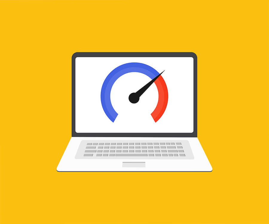 Site performance speed meter